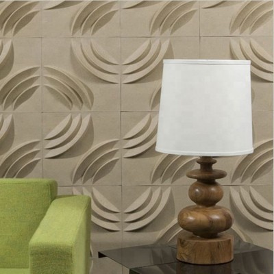 2019 hot sale 3d pvc plaster wall panels interior decoration home decor wallpaper